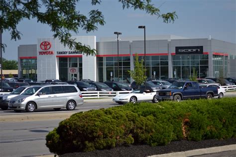 Tansky toyota - Local Toyota Tire Rotation in Dublin, OH. Your tires are built to be tough, purposefully made to take all sorts of wear that the roads on which you drive can cause. To preserve those tires, you need to have them rotated every 6,000 to 8,000 miles or about every six months. At Tansky Sawmill Toyota, we proudly provide Dublin, Powell, and Hilliard with …